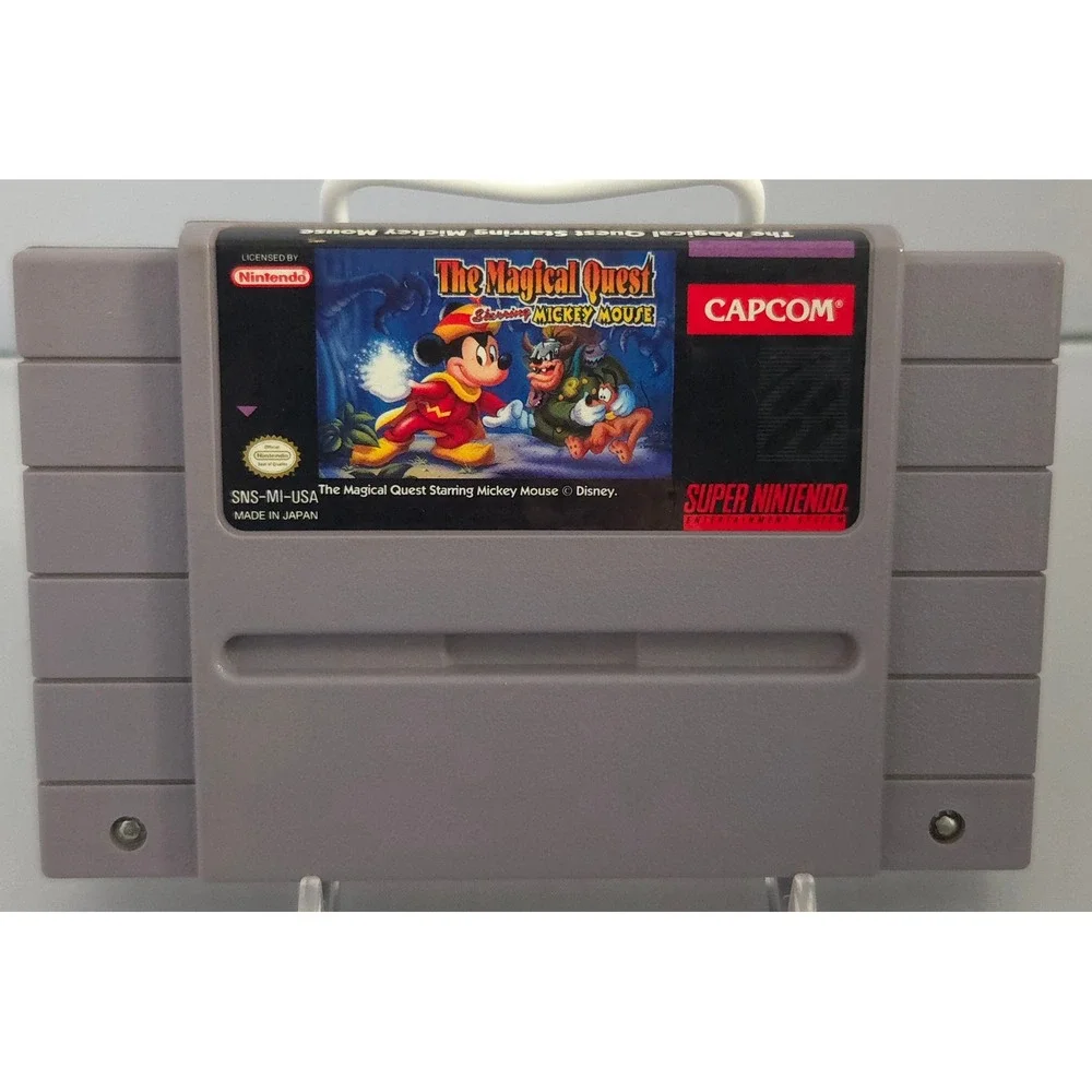 Capcom SNS-MI-USA The Magical Quest Starring Mickey Mouse Super Nintendo SNES